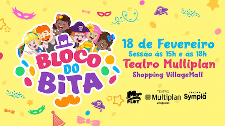 Bloco do Bita – Show Especial de Carnaval noTEATRO MULTIPLAN