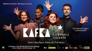 Kafka e a boneca viajante no Teatro Clara Nunes