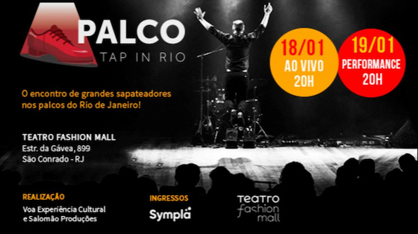 PALCO TAP IN RIO no TEATRO FASHION MALL - RJ