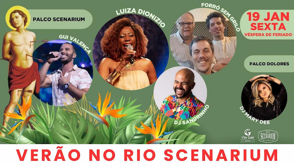 VÉSPERA DE FRIADO | LUIZA DIONIZIO NO RIO SCENARIUM | 19.01