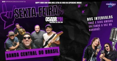 Banda Central do Brasil no Experience Music - Lapa