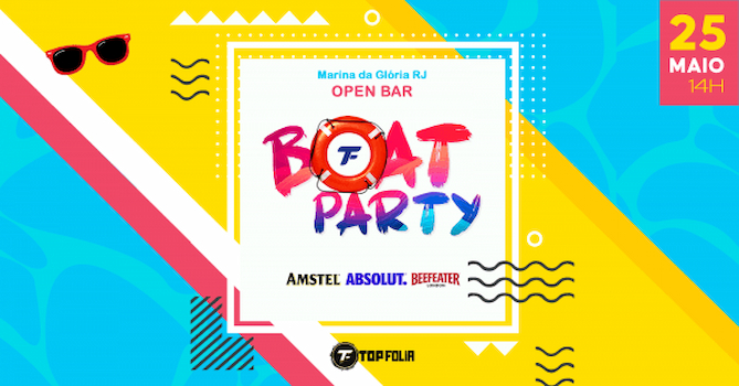 Boat Party - Festa no barco - OPEN BAR - Marina da Glória