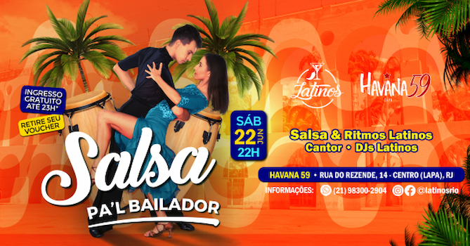 PAL BAILADOR - Ingresso GRATUITO até 23h