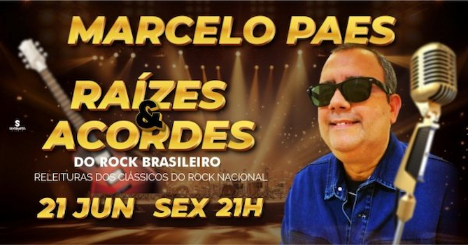 "Raízes e Acordes do Rock Brasileiro" na Audio Rebel