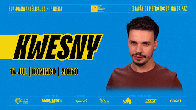 CASA DA COMÉDIA CARIOCA - KWESNY - TEATRO CÂNDIDO MENDES