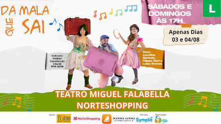 "DA MALA QUE SAI" no TEATRO MIGUEL FALABELLA