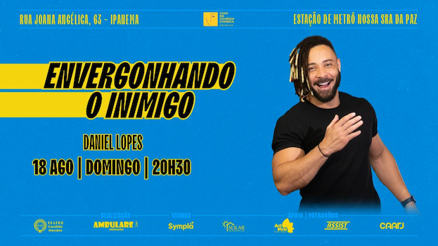 Daniel Lopes NO TEATRO CÂNDIDO MENDES