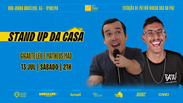Gigante Léo e Matheus MAD - TEATRO CÂNDIDO MENDES