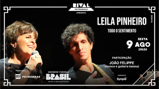 LEILA PINHEIRO EM “TODO O SENTIMENTO” NO TEATRO RIVAL PETROBRAS