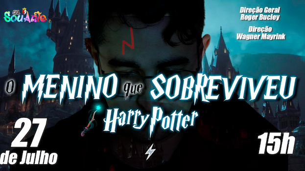 O menino que sobreviveu-Harry Potter no TEATRO FASHION MALL - RJ