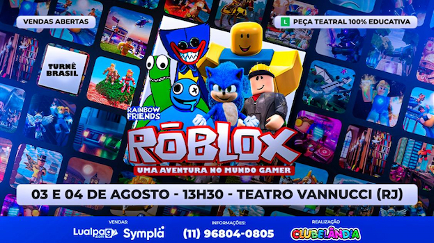 RoBlox uma aventura no mundo gamer no TEATRO VANNUCCI