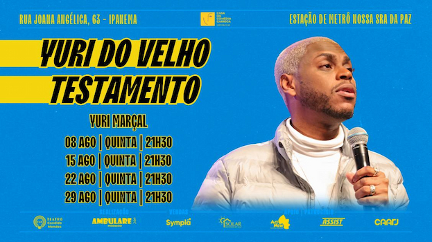 Yuri Marçal no TEATRO CÂNDIDO MENDES