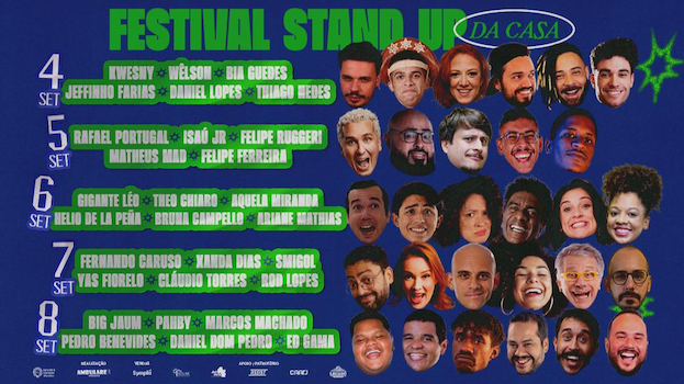 4° FESTIVAL DE STAND UP DA CASA NO TEATRO CÂNDIDO MENDES