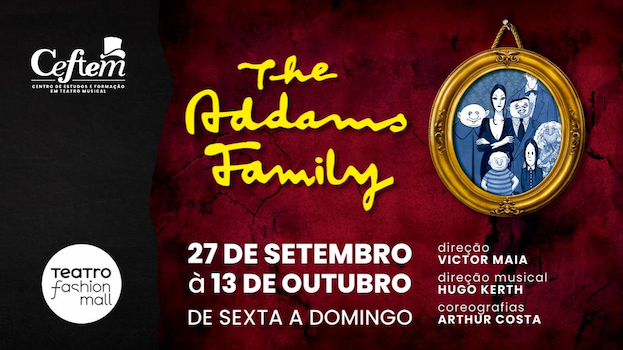 A FAMÍLIA ADDAMS no TEATRO FASHION MALL - RJ