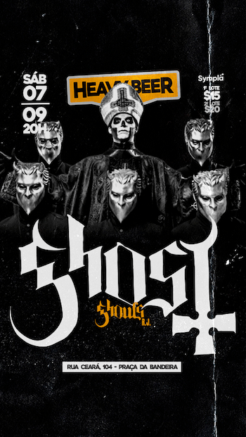 GHOST TRIBUTO - GHOULS RJ AO VIVO DE VOLTA AO HEAVY BEER !