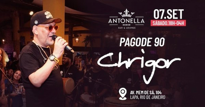 Pagode 90 com Chrigor na Antonella