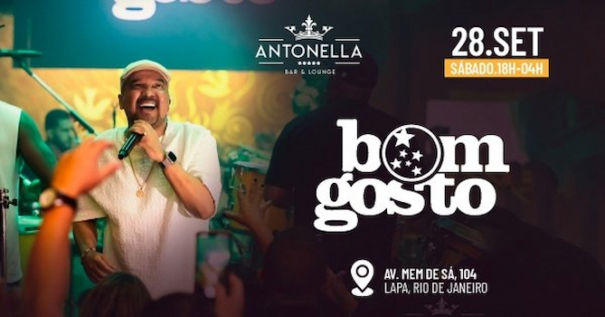 Roda de Samba do Bom Gosto na Antonella