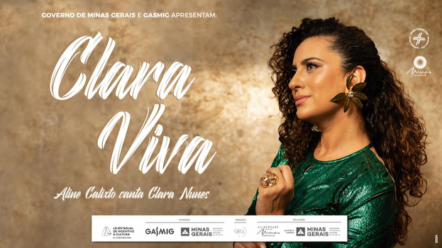 Aline Calixto no Teatro Brigitte Blair