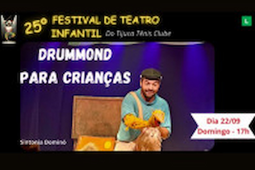 Drummond para Crianças no Teatro Henriqueta Brieba