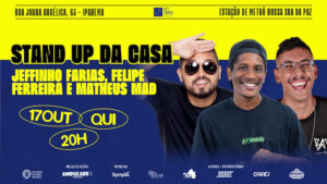 Felipe Ferreira, Jeffinho Farias e Matheud MAD - TEATRO CÂNDIDO MENDES