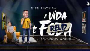 Rick Silveira em “A Vida é Freud” no Teatro Brigitte Blair