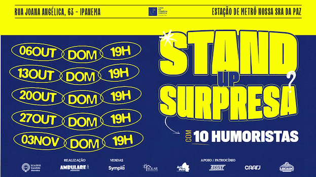 CASA DA COMÉDIA CARIOCA - #105 STAND UP SURPRESA