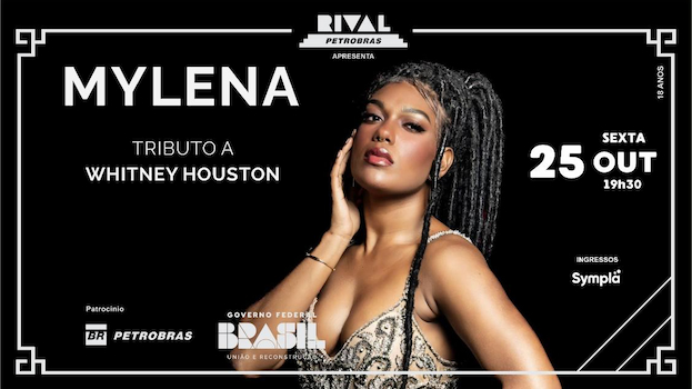 MYLENA NO SHOW “TRIBUTO A WHITNEY HOUSTON” NO TEATRO RIVAL PETROBRAS