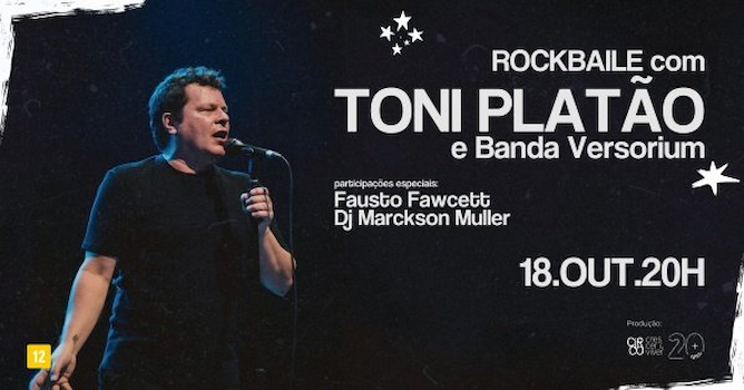 ROCKBAILE com TONI PLATÃO e BANDA VERSORIUM