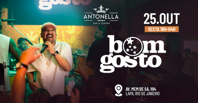 Roda de Samba do Bom Gosto na Antonella