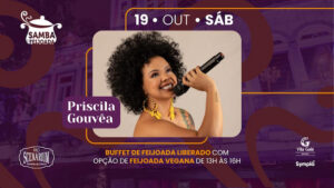 SAMBA & FEIJOADA COM PRISCILA GOUVÊA NO RIO SCENARIUM