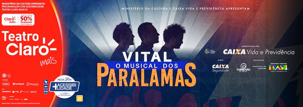 Vital - O musical dos Paralamas no TEATRO CLARO RIO