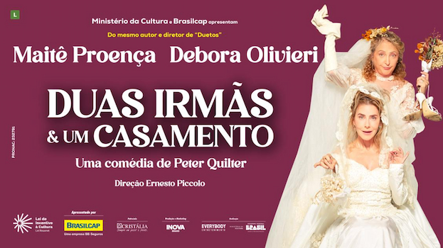 DUAS IRMÃS & UM CASAMENTO no Teatro Clara Nunes