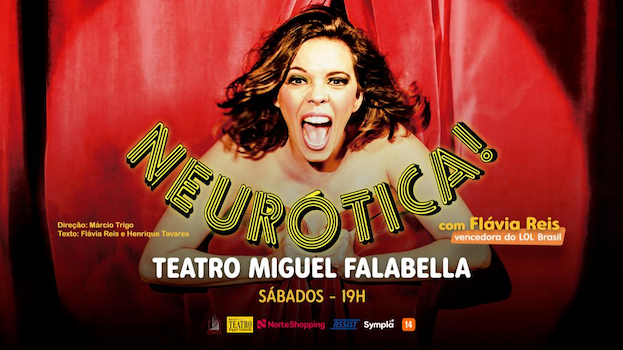 FLÁVIA REIS NO TEATRO MIGUEL FALABELLA