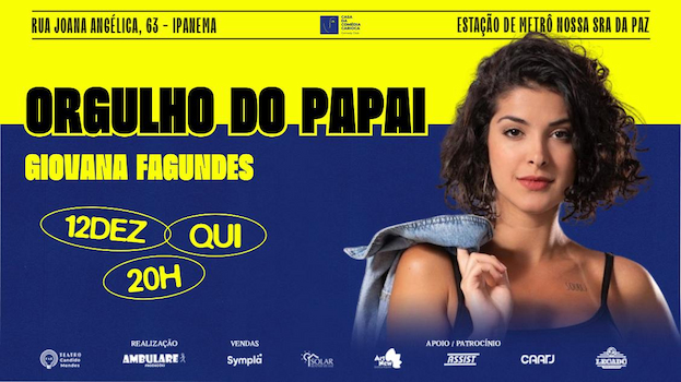 Giovana Fagundes no TEATRO CÂNDIDO MENDES