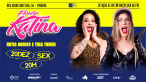 Katia Guedes e Tina Tomeh no TEATRO CÂNDIDO MENDES