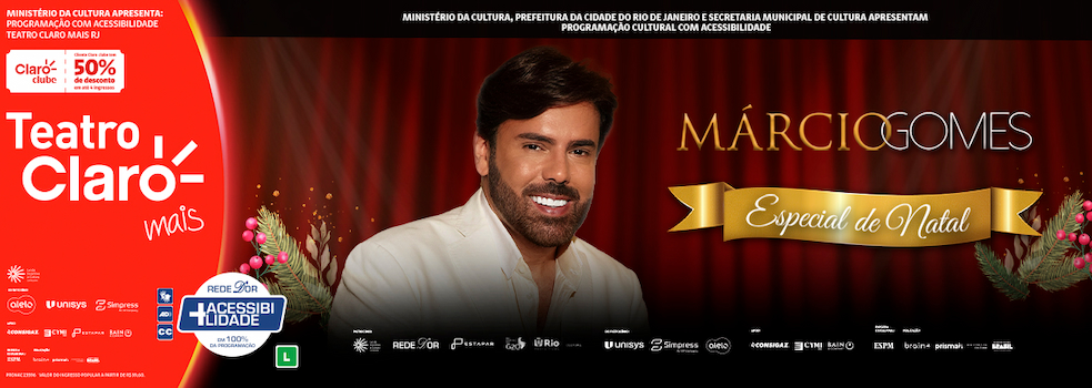 Márcio Gomes - Especial de Natal no TEATRO CLARO RIO