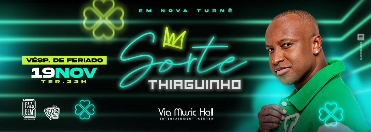 Thiaguinho na VIA MUSIC HALL