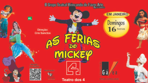 AS FÉRIAS DO MICKEY - Teatro dos 4