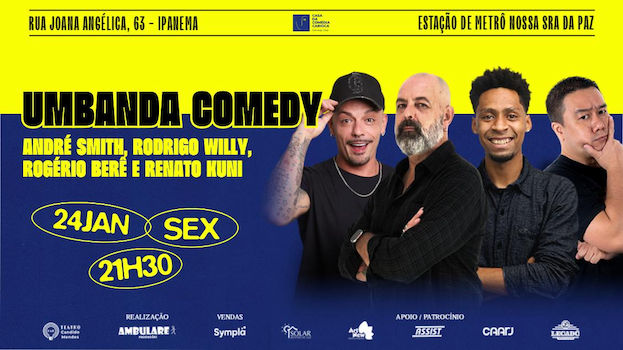 CASA DA COMÉDIA CARIOCA - UMBANDA COMEDY NO TEATRO CÂNDIDO MENDES