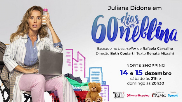 JULIANA DIDONE EM 60 DIAS DE NEBLINA NO TEATRO MIGUEL FALABELLA