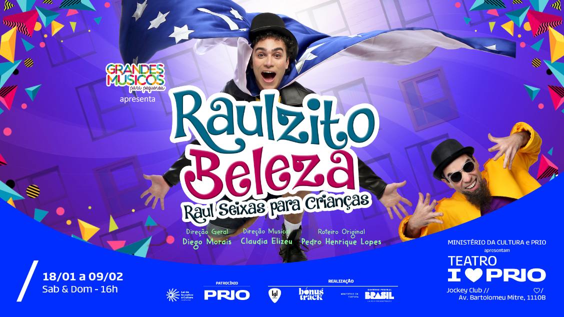 RAULZITO BELEZA - Raul Seixas para Crianças no Teatro Prio