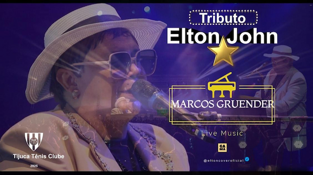 Tributo Elton John - no Teatro Henriqueta Brieba