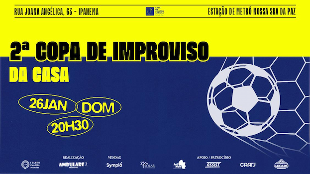 2ª COPA DE IMPROVISO DA CASA NO TEATRO CÂNDIDO MENDES