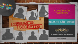 COMEDIANTES SECRETOS no Teatro Solar de Botafogo