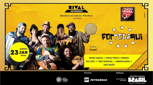 FORRODAQUI NO TEATRO RIVAL PETROBRAS