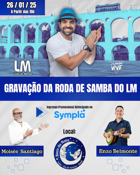 Gravação da Roda de Samba do Lucas de Moraes