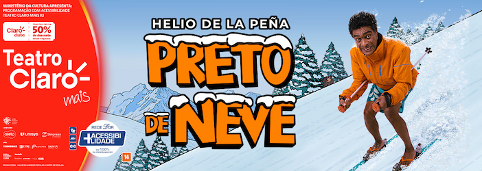 Hélio de La Peña - Preto de Neve no TEATRO CLARO RIO