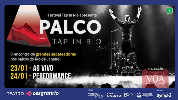 PALCO TAP IN RIO no Teatro Cesgranrio