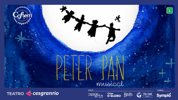 PETER PAN - O MUSICAL no Teatro Cesgranrio