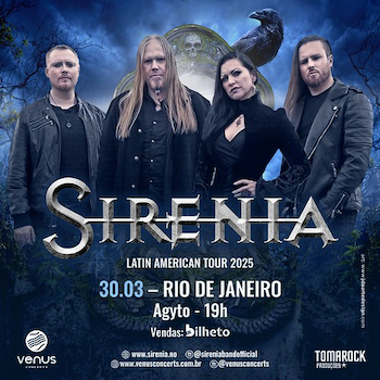 Sirenia - Rio de Janeiro no Agyto